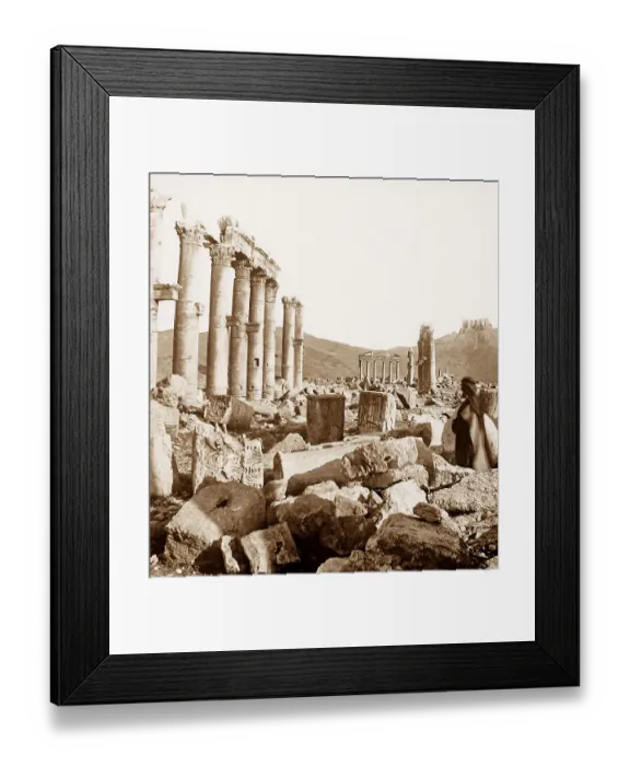 Framed Print : Syria Palmyra pre-1900 Framed Print : Syria Palmyra pre-1900
