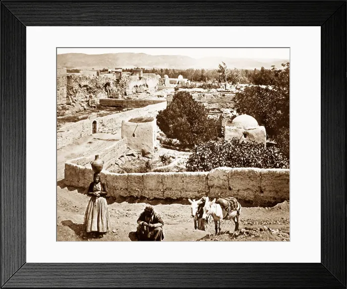 Framed Print : Site of Naamans House, Damascus, Syria Framed Print : Site of Naamans House, Damascus, Syria