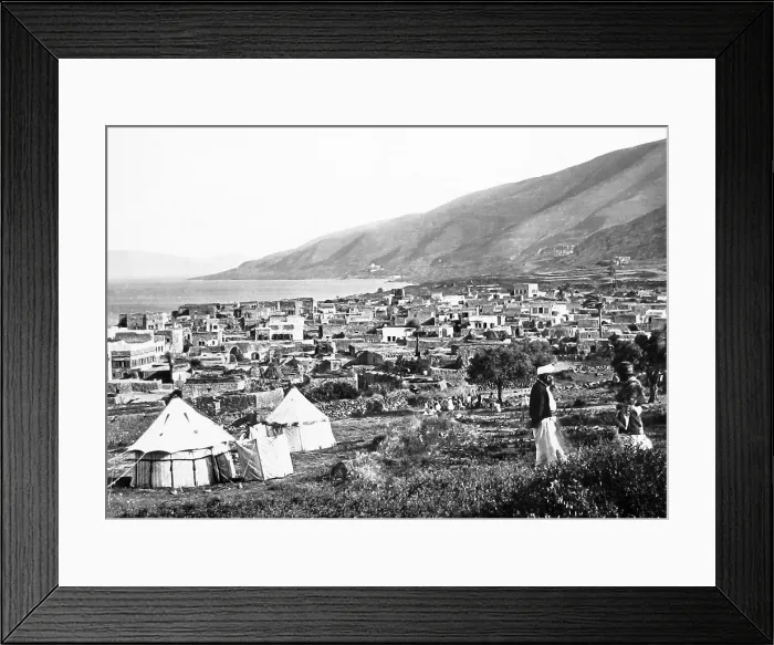 Framed Print : Israel Tiberias Sea of Galilee pre-1900 Framed Print : Israel Tiberias Sea of Galilee pre-1900