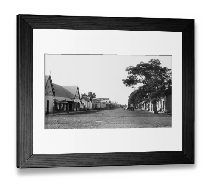 Framed Print : Africa Potchefstroom Church Street pre-1900 Framed Print : Africa Potchefstroom Church Street pre-1900