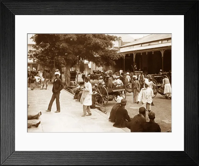 Framed Print : Africa Durban Fruit Market pre-1900 Framed Print : Africa Durban Fruit Market pre-1900