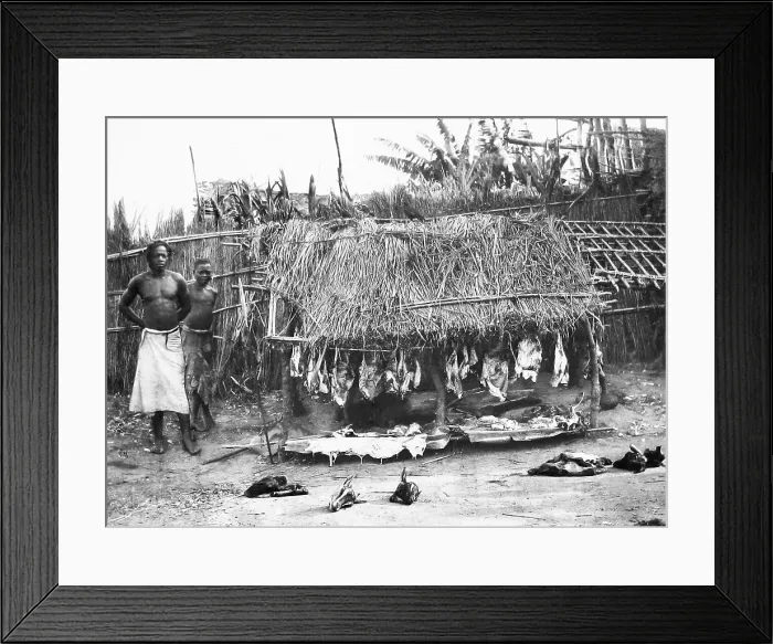 Framed Print : Africa Ujiji market pre-1900 Framed Print : Africa Ujiji market pre-1900