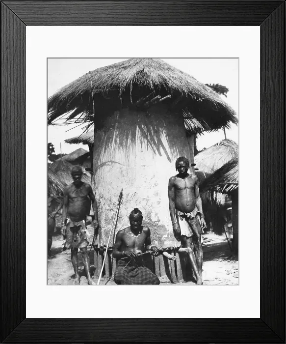 Framed Print : Africa Mwenzo pre-1900 Framed Print : Africa Mwenzo pre-1900