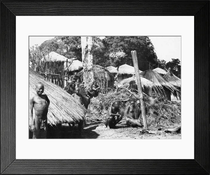 Framed Print : Africa Mwenzo pre-1900 Framed Print : Africa Mwenzo pre-1900