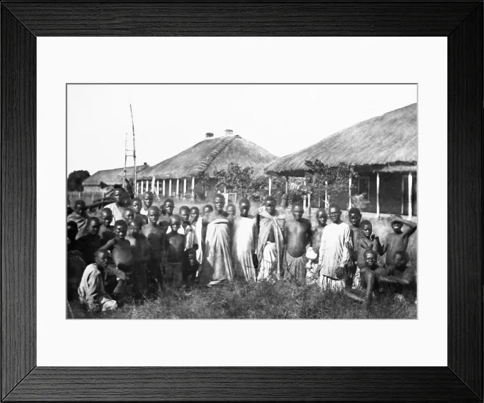 Framed Print : Africa Bandawe Mission Station pre-1900 Framed Print : Africa Bandawe Mission Station pre-1900