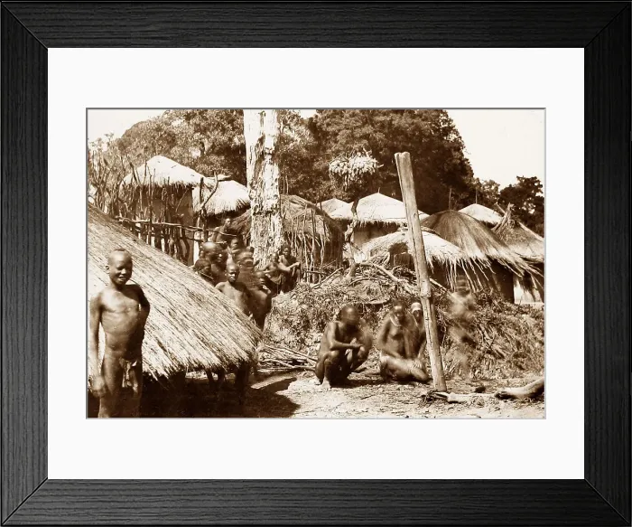 Framed Print : Africa Mwenzo pre-1900 Framed Print : Africa Mwenzo pre-1900