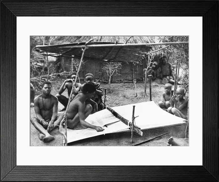 Framed Print : Africa weaving pre-1900 Framed Print : Africa weaving pre-1900