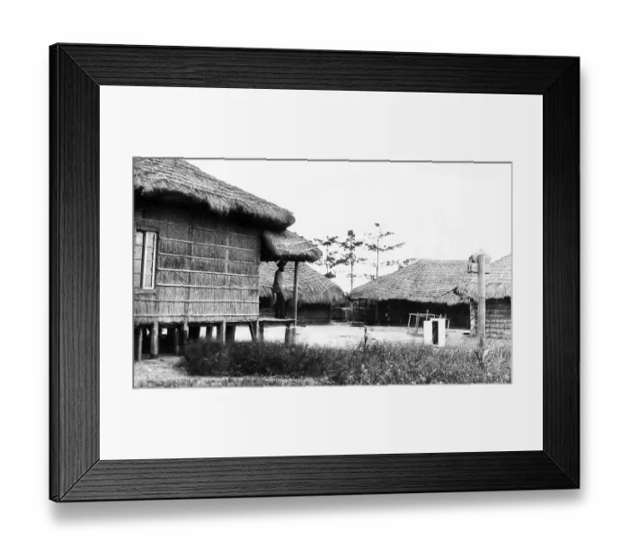 Framed Print : Africa Vincent Mission Station Zambesi River pre-1900 Framed Print : Africa Vincent Mission Station Zambesi River pre-1900