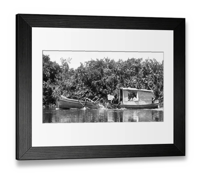 Framed Print : Africa Kwakwa riverboat pre-1900 Framed Print : Africa Kwakwa riverboat pre-1900
