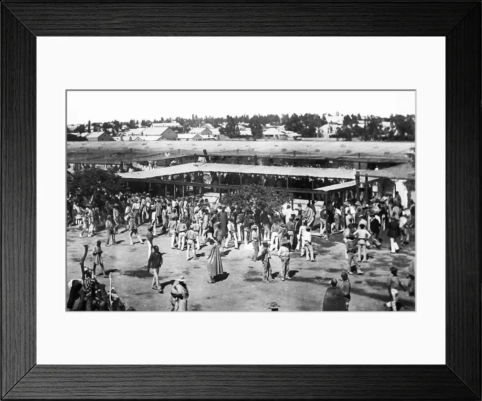 Framed Print : South Africa Kimberley De Beers Diamond Mine compound Framed Print : South Africa Kimberley De Beers Diamond Mine compound