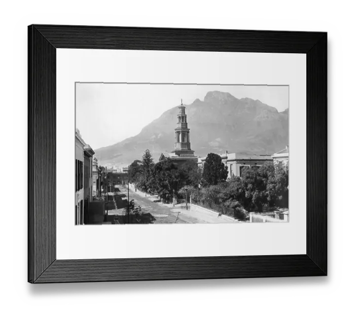 Framed Print : South Africa Cape Town Wale Street pre-1900 Framed Print : South Africa Cape Town Wale Street pre-1900