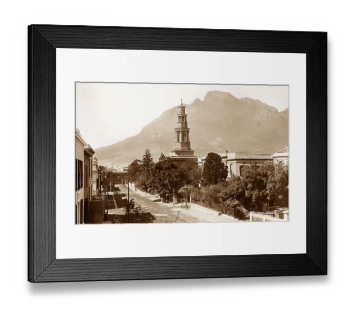 Framed Print : South Africa Cape Town Wale Street pre-1900 Framed Print : South Africa Cape Town Wale Street pre-1900
