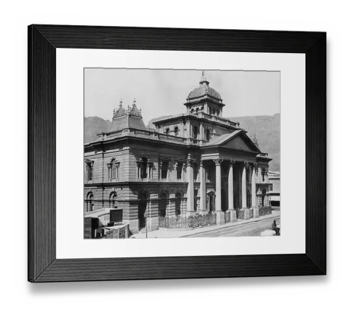Framed Print : South Africa Cape Town Standard Bank of South Africa Framed Print : South Africa Cape Town Standard Bank of South Africa