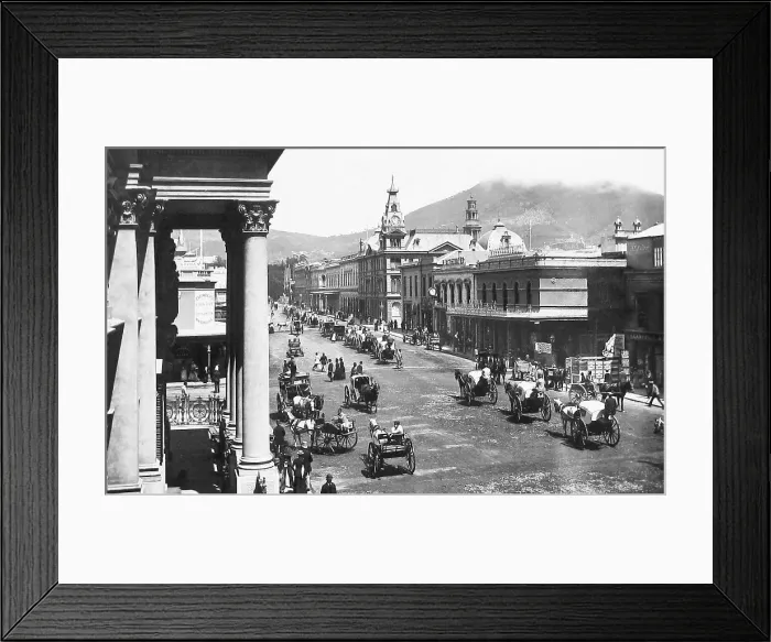 Framed Print : South Africa Cape Town Adderley Street pre-1900 Framed Print : South Africa Cape Town Adderley Street pre-1900