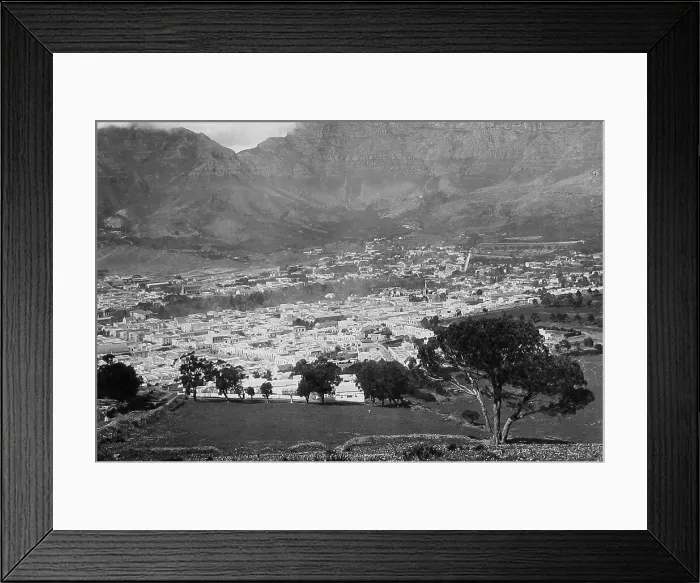 Framed Print : South Africa Cape Town pre-1900 Framed Print : South Africa Cape Town pre-1900