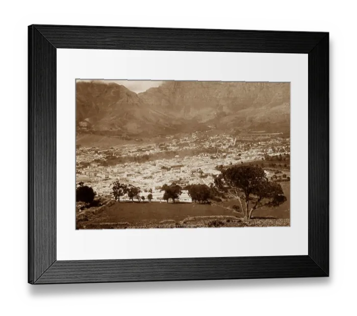 Framed Print : South Africa Cape Town pre-1900 Framed Print : South Africa Cape Town pre-1900