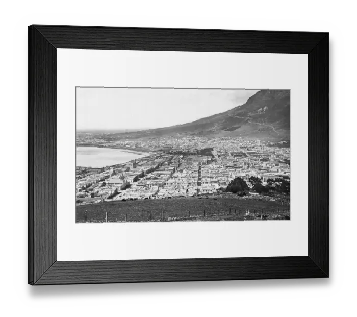 Framed Print : South Africa Cape Town pre-1900 Framed Print : South Africa Cape Town pre-1900