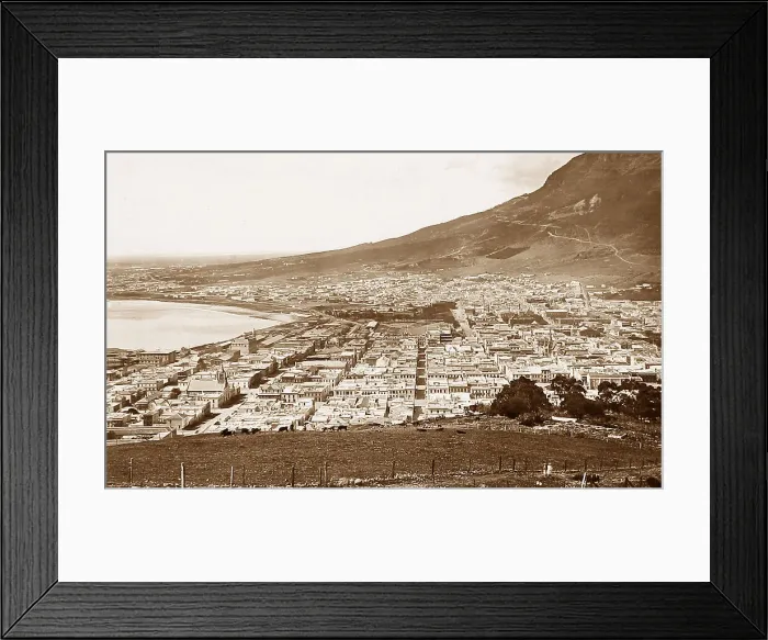 Framed Print : South Africa Cape Town pre-1900 Framed Print : South Africa Cape Town pre-1900