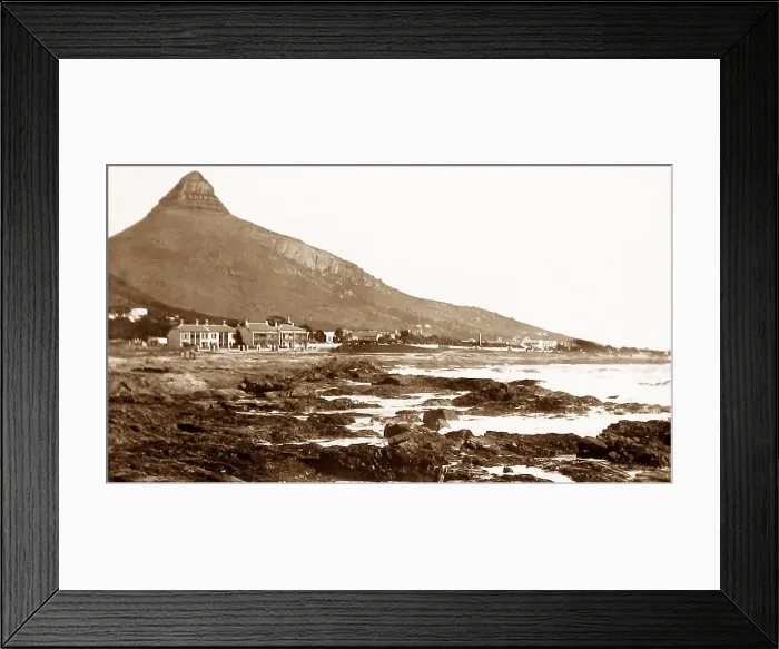 Framed Print : South Africa Cape Town Three Anchor Bay pre-1900 Framed Print : South Africa Cape Town Three Anchor Bay pre-1900