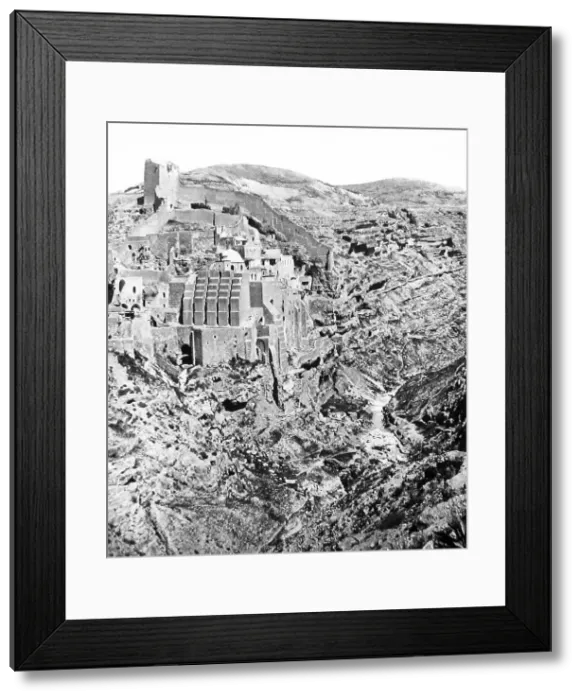 Framed Print : Israel Convent of Mar Saba pre-1900 Framed Print : Israel Convent of Mar Saba pre-1900