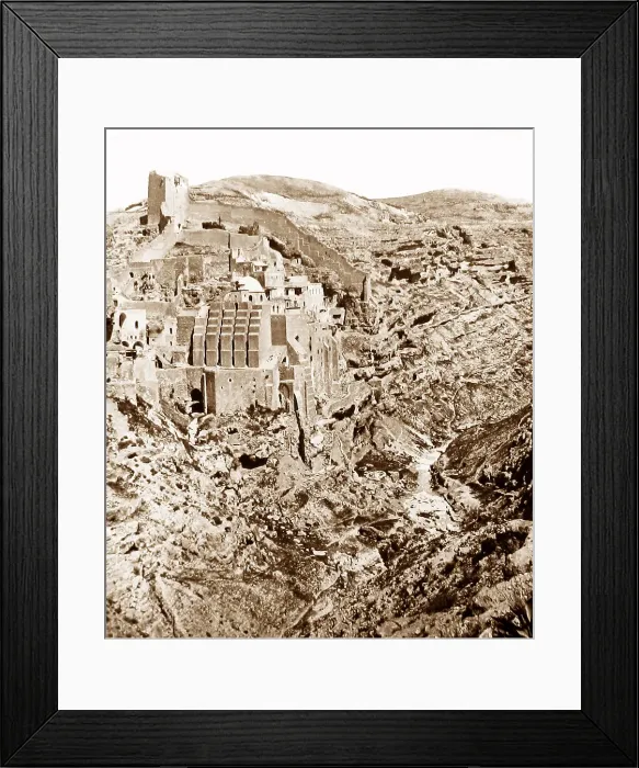 Framed Print : Convent of Mar Saba, Israel Framed Print : Convent of Mar Saba, Israel