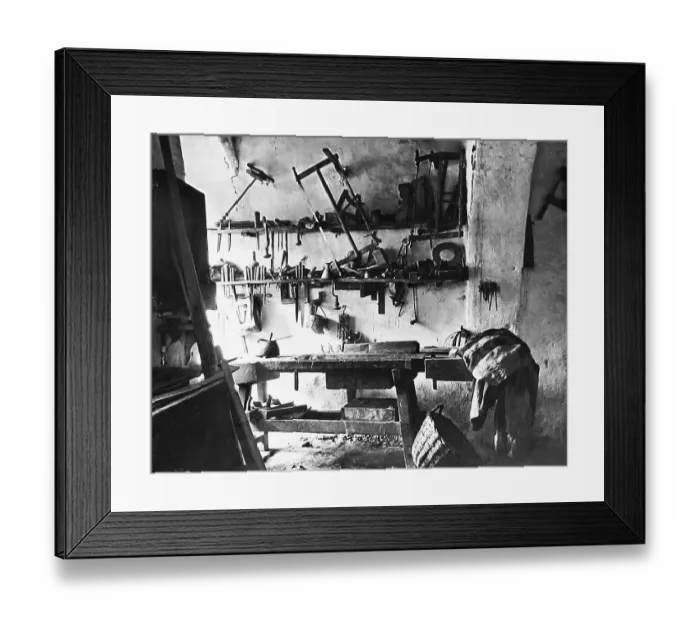 Framed Print : Israel Nazareth carpenter's workshop pre-1900 Framed Print : Israel Nazareth carpenter's workshop pre-1900
