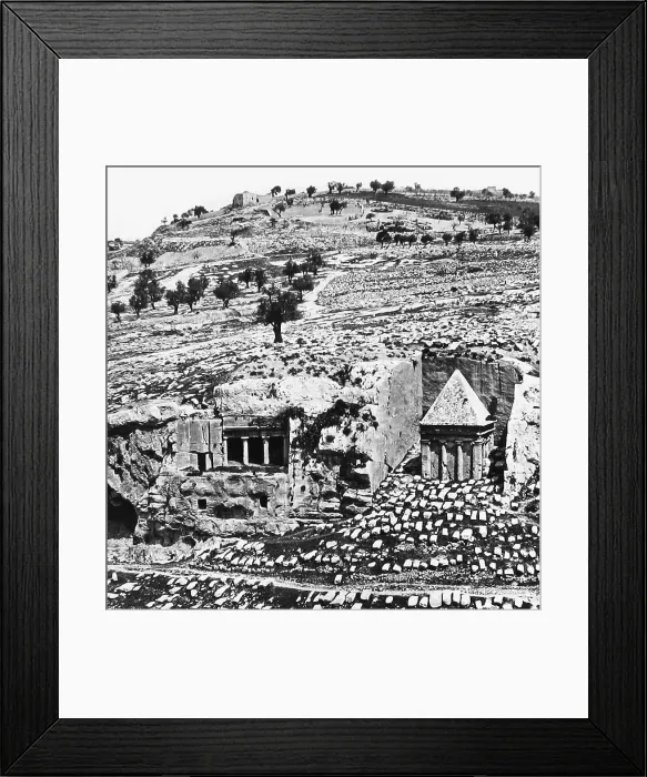 Framed Print : Israel Jerusalem Valley of Jehoshaphat pre-1900 Framed Print : Israel Jerusalem Valley of Jehoshaphat pre-1900