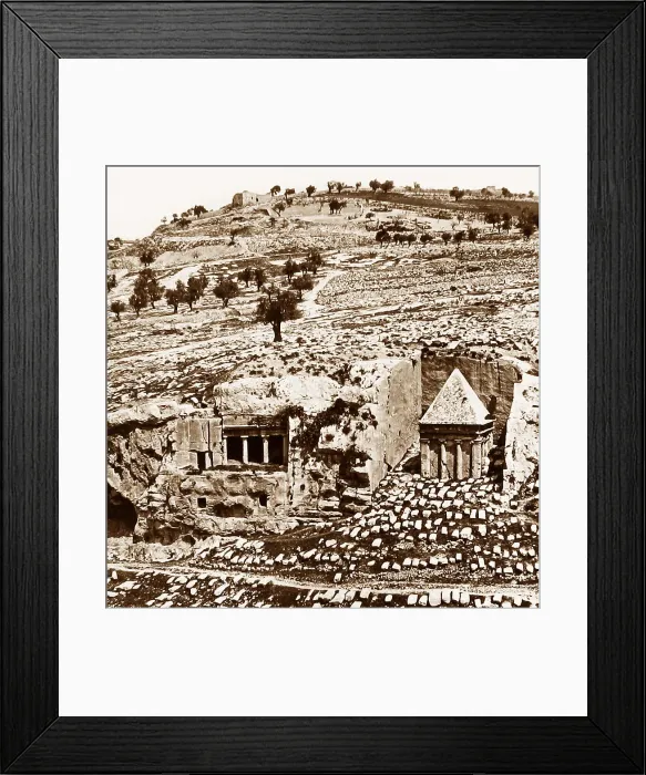 Framed Print : Valley of Jehoshaphat, Israel Framed Print : Valley of Jehoshaphat, Israel