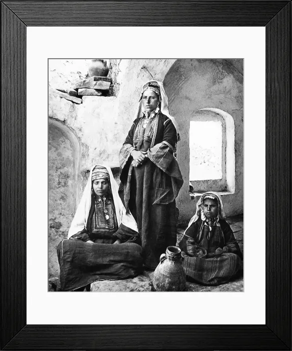 Framed Print : Palestine Bethlehem Women pre-1900 Framed Print : Palestine Bethlehem Women pre-1900