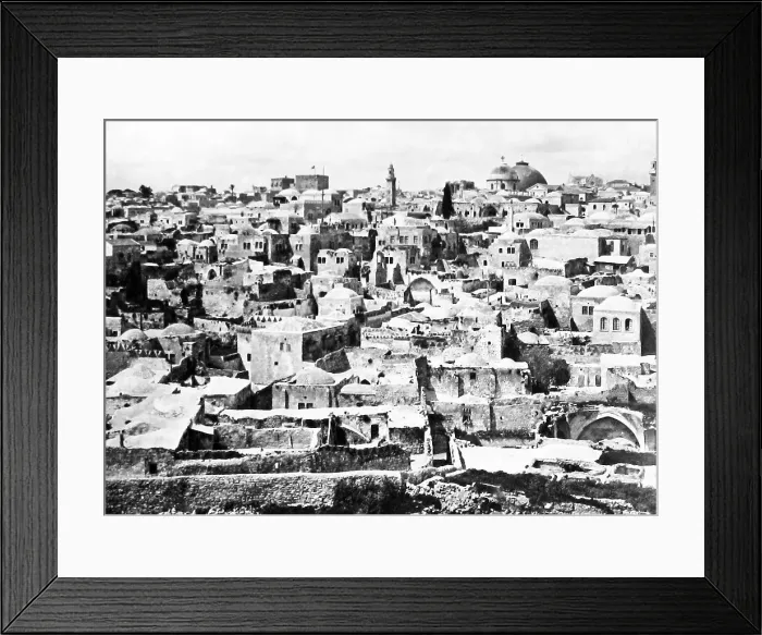 Framed Print : Israel Jerusalem pre-1900 Framed Print : Israel Jerusalem pre-1900