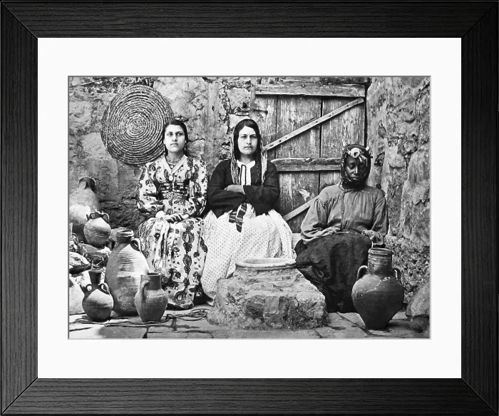 Framed Print : Israel Jerusalem Women pre-1900 Framed Print : Israel Jerusalem Women pre-1900