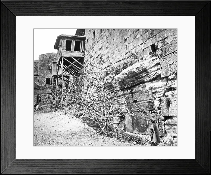 Framed Print : Israel Jerusalem Robinson's Arch pre-1900
