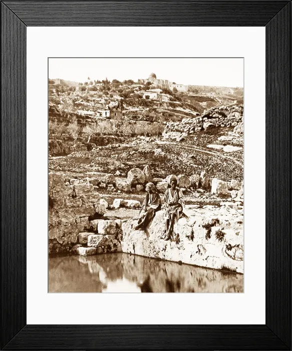 Framed Print : Jerusalem from Enrogel Framed Print : Jerusalem from Enrogel