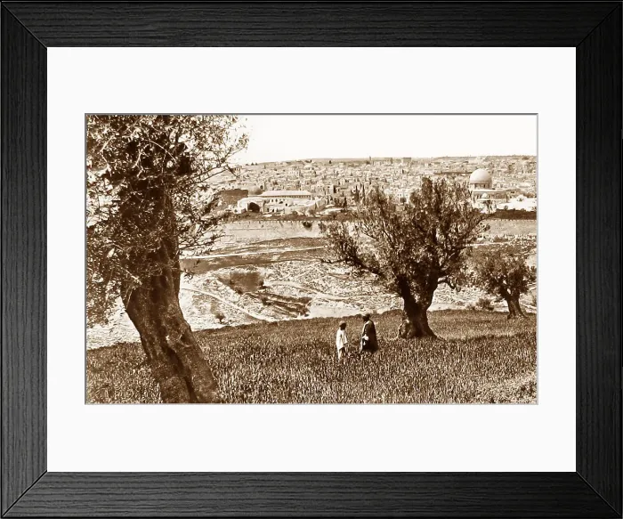 Framed Print : Jerusalem from Mount of Olives Framed Print : Jerusalem from Mount of Olives