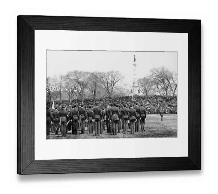 Framed Print : USA Boston Latin School Volunteer Parade pre-1900 Framed Print : USA Boston Latin School Volunteer Parade pre-1900