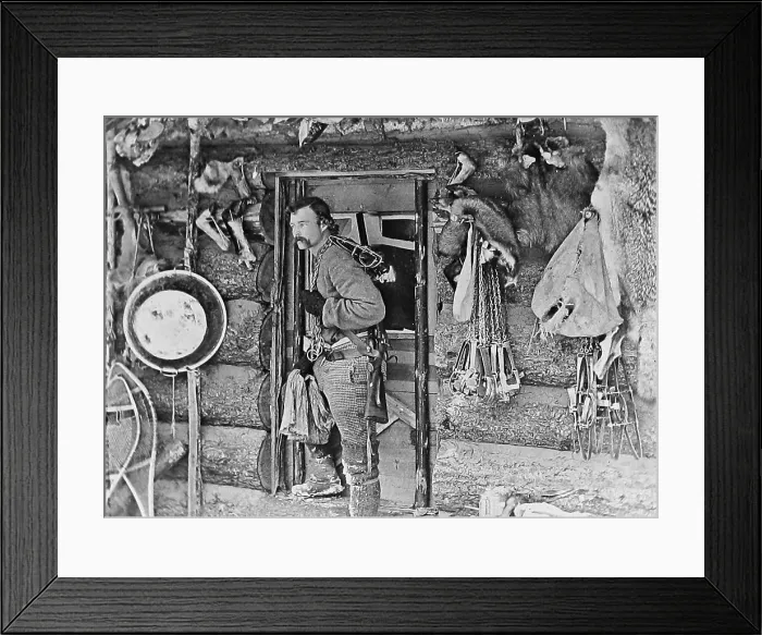 Framed Print : USA trapper / hunter pre-1900 Framed Print : USA trapper / hunter pre-1900