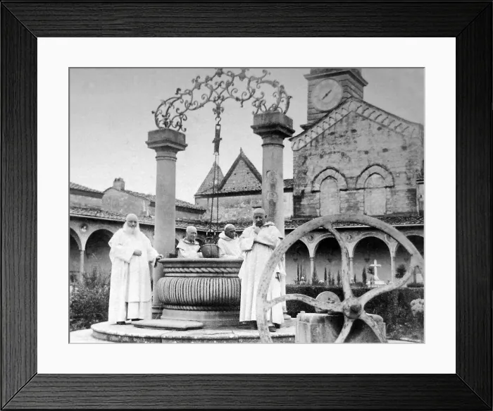 Framed Print : Italy Florence Certosa del Galluzzo Monastery pre-1900 Framed Print : Italy Florence Certosa del Galluzzo Monastery pre-1900