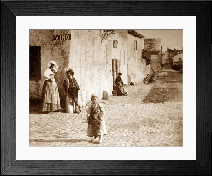 Framed Print : The Appian Way, Rome, italy Framed Print : The Appian Way, Rome, italy