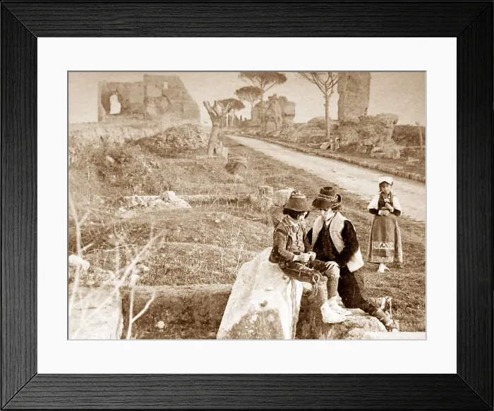 Framed Print : The Appian Way, Rome, italy Framed Print : The Appian Way, Rome, italy