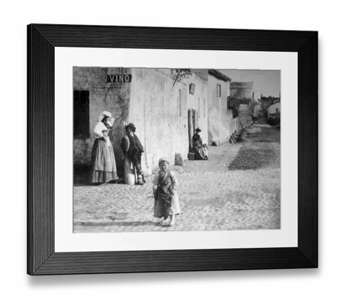 Framed Print : Italy The Appian Way near Rome pre-1900 Framed Print : Italy The Appian Way near Rome pre-1900