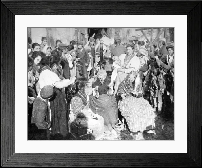 Framed Print : Italy Naples Lazzaroni people pre-1900 Framed Print : Italy Naples Lazzaroni people pre-1900