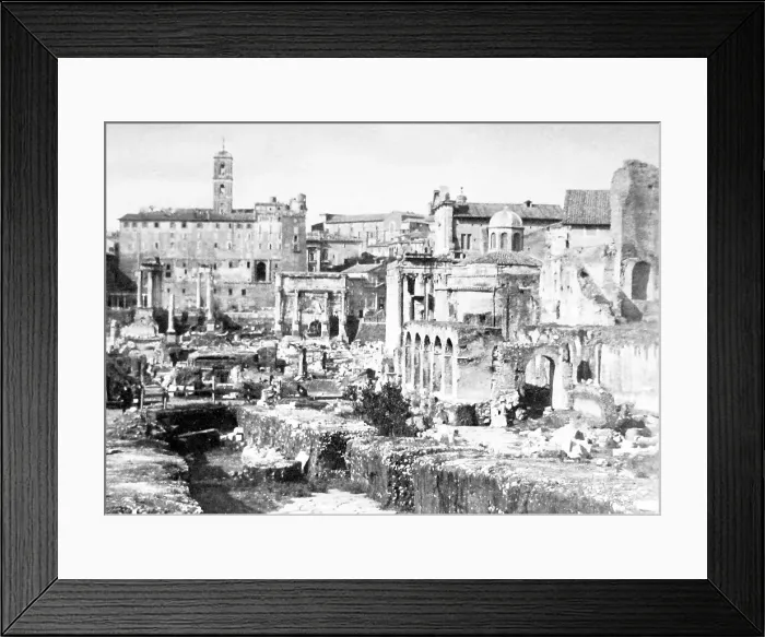 Framed Print : Italy Rome The Forum pre-1900 Framed Print : Italy Rome The Forum pre-1900