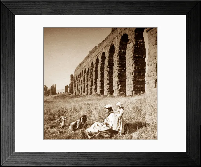 Framed Print : Aqueduct near Rome, Italy Framed Print : Aqueduct near Rome, Italy