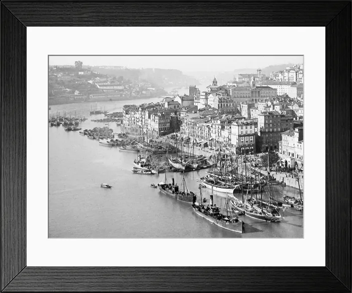Framed Print : Porto Portugal in 1906 Framed Print : Porto Portugal in 1906