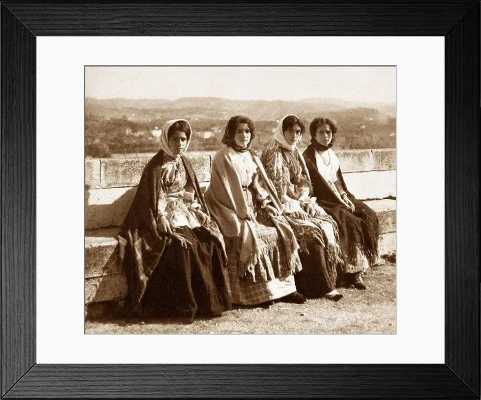 Framed Print : Coimbra girls, Portugal Framed Print : Coimbra girls, Portugal