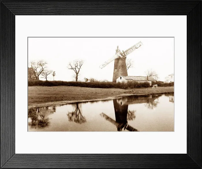 Framed Print : Barnet Gate Windmill early 1900s Framed Print : Barnet Gate Windmill early 1900s