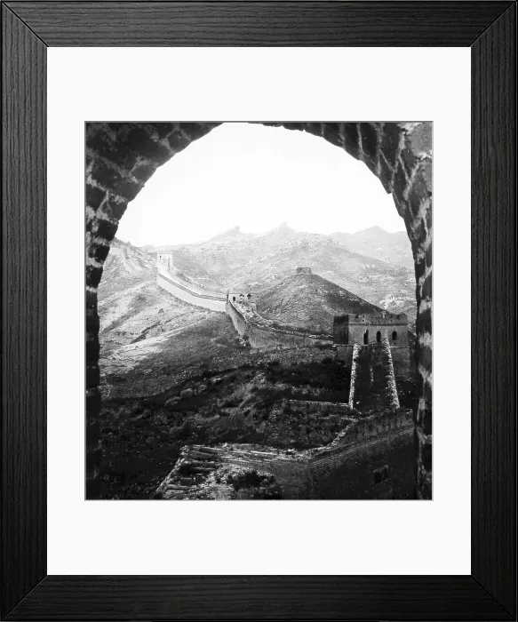 Framed Print : Great Wall of China pre-1900 Framed Print : Great Wall of China pre-1900