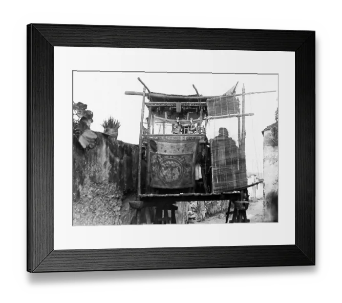 Framed Print : China street puppeteer pre-1900 Framed Print : China street puppeteer pre-1900