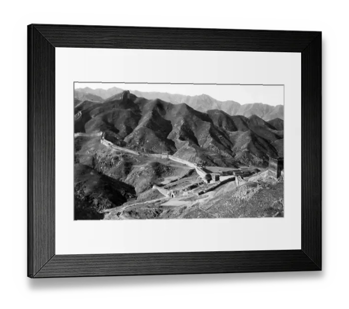 Framed Print : Great Wall of China pre-1900 Framed Print : Great Wall of China pre-1900