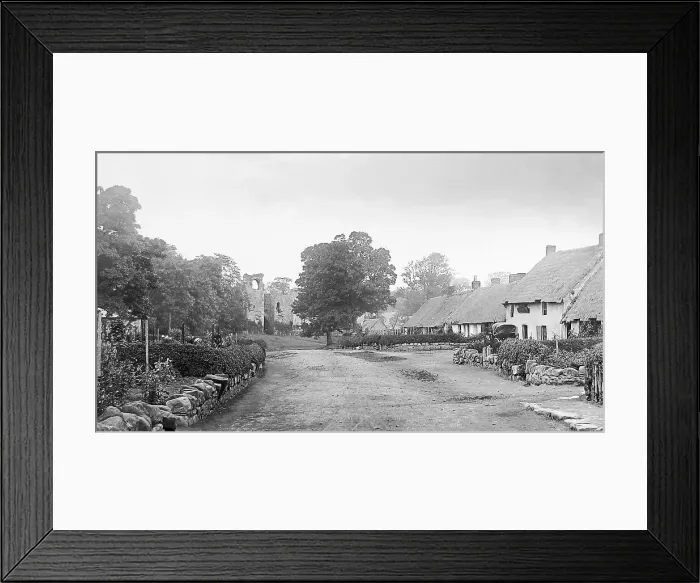 Framed Print : Etal near Berwick on Tweed Victorian period Framed Print : Etal near Berwick on Tweed Victorian period
